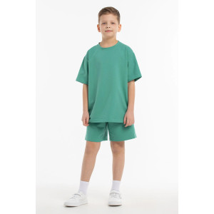 Костюм двойка детский М-11КД "Солнышко New" футер (р-ры: 30-34) малахит