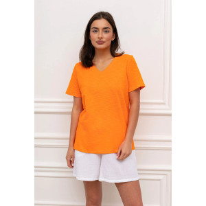 Футболка женская М-35Ф "Флам" кулирка флам (р-ры: 44-60) оранжевый