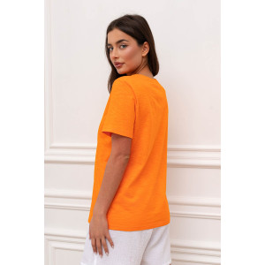 Футболка женская М-35Ф "Флам" кулирка флам (р-ры: 44-60) оранжевый