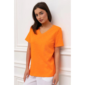 Футболка женская М-35Ф "Флам" кулирка флам (р-ры: 44-60) оранжевый