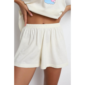 Пижама женская М-25П "Доброе утро" кулирка (р-ры: 40-46) молочный