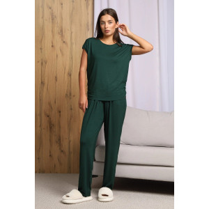 Костюм двойка женский М-278К "Ананда" вискоза (р-ры: 42-54) изумрудный