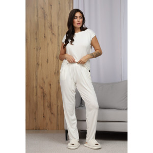 Костюм двойка женский М-278К "Ананда" вискоза (р-ры: 42-54) экрю