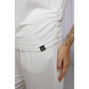 Костюм двойка женский М-278К "Ананда" вискоза (р-ры: 42-54) экрю