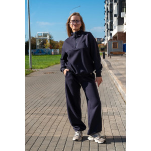 Костюм двойка женский "Скай" М-292К-7 интерсофт (р-ры: 44-54) графит