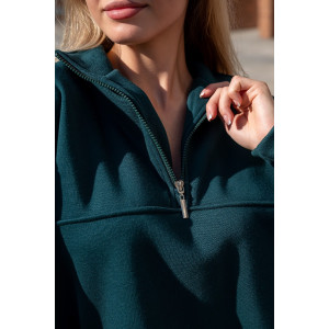 Костюм двойка женский "Скай" М-292К-7 интерсофт (р-ры: 44-54) изумрудный