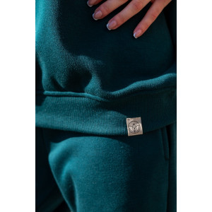 Костюм двойка женский "Скай" М-292К-7 интерсофт (р-ры: 44-54) изумрудный