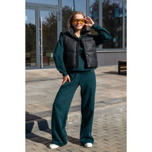 Костюм двойка женский "Скай" М-292К-7 интерсофт (р-ры: 44-54) изумрудный