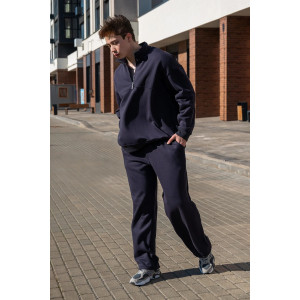 Костюм двойка мужской "Скай" М-16КМ интерсофт (р-ры: 48-54) графит