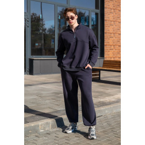 Костюм двойка мужской "Скай" М-16КМ интерсофт (р-ры: 48-54) графит