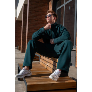 Костюм двойка мужской "Скай" М-16КМ интерсофт (р-ры: 48-54) изумруд