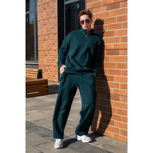 Костюм двойка мужской "Скай" М-16КМ интерсофт (р-ры: 48-54) изумруд