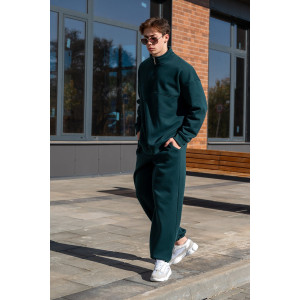 Костюм двойка мужской "Скай" М-16КМ интерсофт (р-ры: 48-54) изумруд