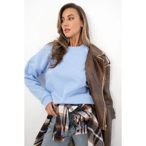 Свитшот женский "Скай" МА-5СВ-1 интерсофт (р-ры: 44-54) голубой