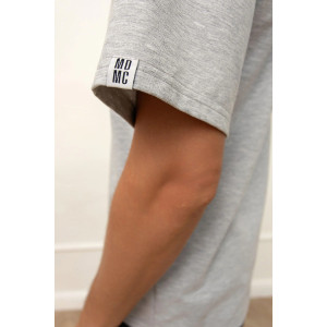 Футболка мужская "MDMC" М-25ФМ кулирка (р-ры: 46-52) серый меланж