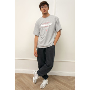 Футболка мужская "MDMC" М-25ФМ кулирка (р-ры: 46-52) серый меланж