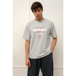 Футболка мужская "MDMC" М-25ФМ кулирка (р-ры: 46-52) серый меланж