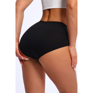 Трусы женские №28603 кулирка с лайкрой (р-ры: 48-52) черный