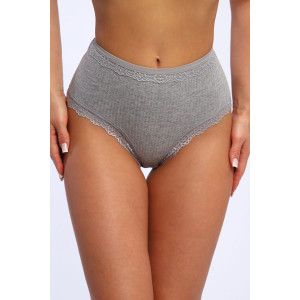 Трусы женские №28602 лапша (р-ры: 48-52) серый