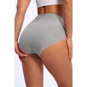 Трусы женские №28602 лапша (р-ры: 48-52) серый