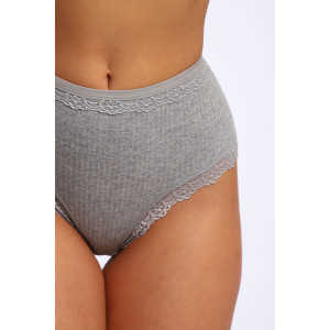 Трусы женские №28602 лапша (р-ры: 48-52) серый
