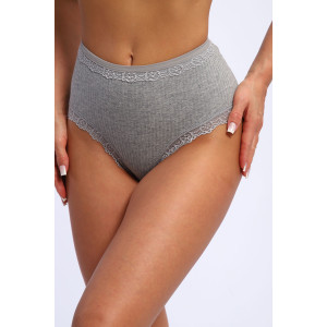 Трусы женские №28602 лапша (р-ры: 48-52) серый