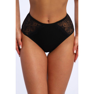 Трусы женские №28601 лапша (р-ры: 48-52) черный