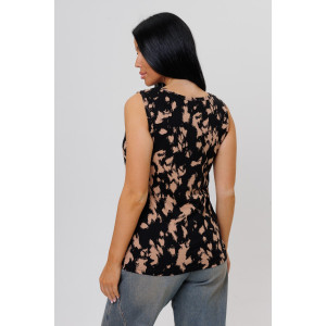 Майка женская №2153/2 кулирка (последний размер) черный 50