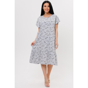 Туника женская 1993 кулирка (последний размер) серый 54,56