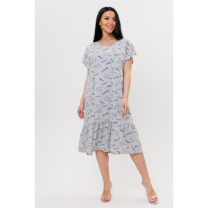 Туника женская 1993 кулирка (последний размер) серый 54,56