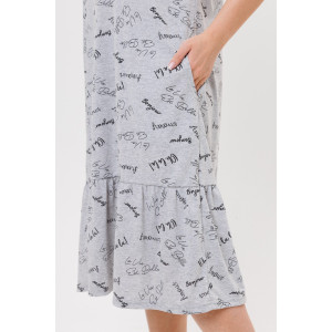 Туника женская 1993 кулирка (последний размер) серый 54,56