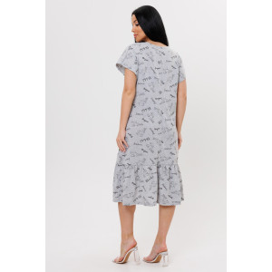 Туника женская 1993 кулирка (последний размер) серый 54,56