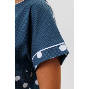 Костюм двойка женский 2017/1 кулирка (последний размер) петроль 48