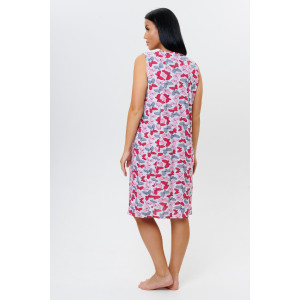 Сорочка женская 2117 кулирка (последний размер) розовый 56,60