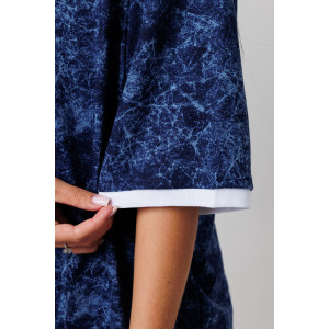 Костюм двойка женский 2051/2 кулирка (последний размер) индиго 46,58