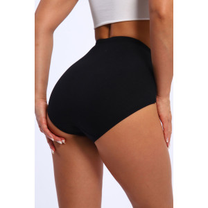 Трусы женские №28599 кулирка с лайкрой (р-ры: 50-54) черный