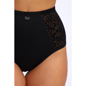 Трусы женские №28599 кулирка с лайкрой (р-ры: 50-54) черный