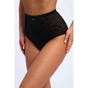 Трусы женские №28599 кулирка с лайкрой (р-ры: 50-54) черный