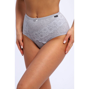 Трусы женские №28598 лапша (р-ры: 50-54) серый