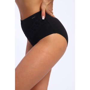 Трусы женские №28598 лапша (р-ры: 50-54) черный