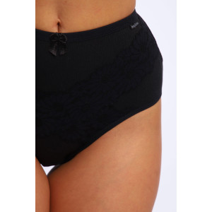 Трусы женские №28598 лапша (р-ры: 50-54) черный