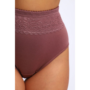Трусы женские №28597 кулирка с лайкрой (р-ры: 54-56) сухая роза