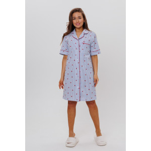 Туника женская №1772/1 кулирка (последний размер) красный 54