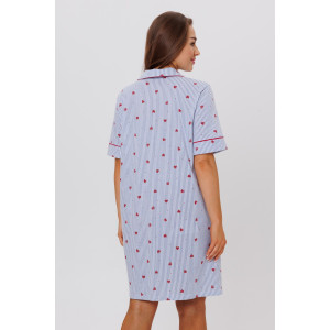 Туника женская №1772/1 кулирка (последний размер) красный 54