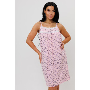 Сорочка женская 1975/2 кулирка (последний размер) розовый 54