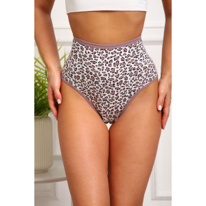 Трусы женские №64894 кулирка с лайкрой (р-ры: 54-58) кофе