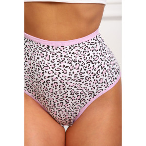 Трусы женские №64894 кулирка с лайкрой (р-ры: 54-58) розовый