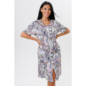 Халат женский 2032/2 кулирка (последний размер) кофейный 58,60