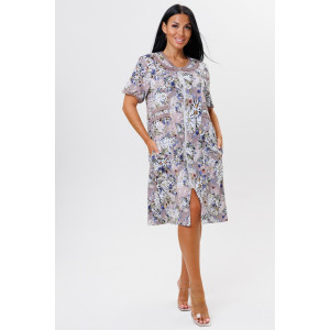 Халат женский 2032/2 кулирка (последний размер) кофейный 58,60