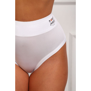 Трусы женские №64892 бамбук (р-ры: 52-56) белый